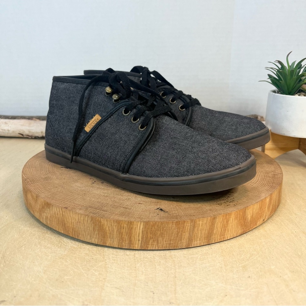Vans Winston Hi Black Charcoal Textile Sneakers - Women’s 9